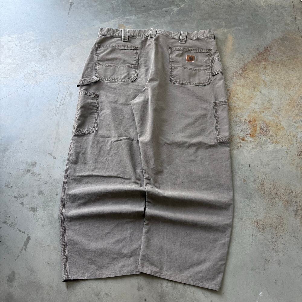 Vintage Y2K Carhartt Dungaree Fit Utility Streetwear Carpenter Pants Size 40x27